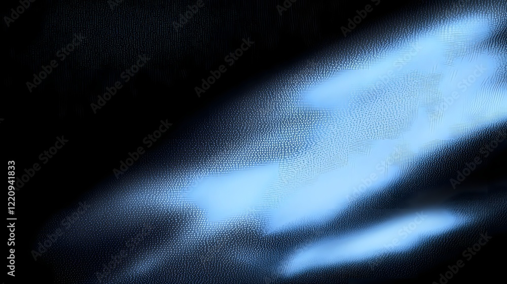 Poster Mesmerizing Illuminated Blue Abstract Shape on Dark Textured Backdrop for Futuristic Cover Designs and Headers  Visually dynamic and contemporary composition with a captivating modern aesthetic