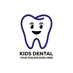 Kids Dental Logo Template Design
