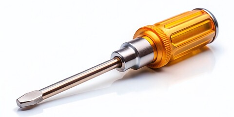 Isolated Pozidriv Screwdriver: Professional Stock Photo of Basic Hand Tool on White
