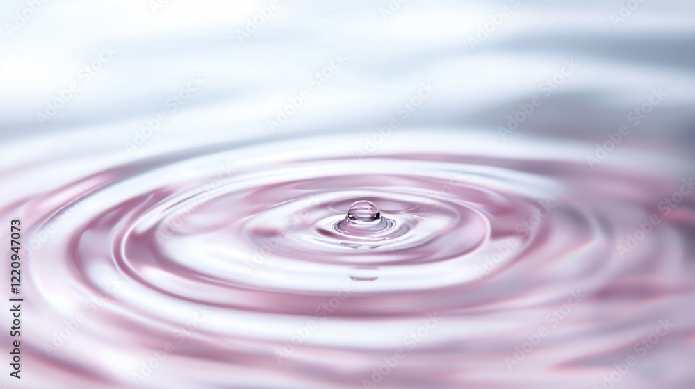 Poster a drop of water is floating on the surface of a large wave
