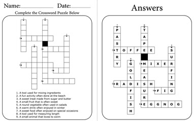 Printable Crossword Puzzle: Brain-Boosting Educational Word Game