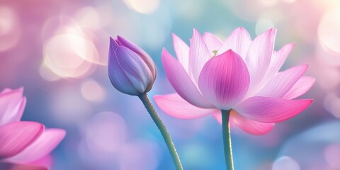 Fototapeta premium blurred horizons soothing and calming visuals 