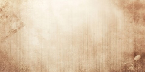 Obraz premium Light beige textured empty background with vertical stripes and copy space, suitable for backgrounds and textures