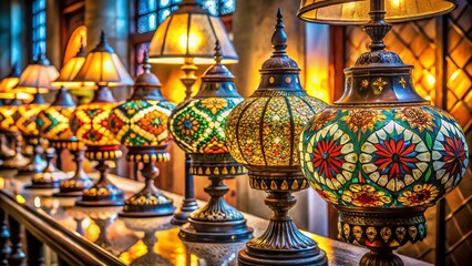 Fototapeta premium London British Museum Lamps: Elegant Portrait Photography