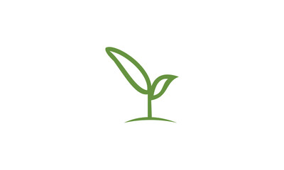 green leaf logo