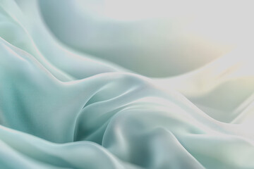 Fototapeta premium Light blue and white background, light green and light blue gradient soft edges, blurred foreground.