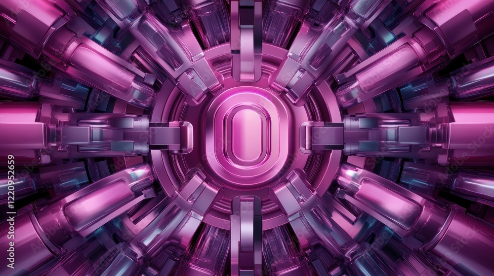 Aufkleber enhance your digital privacy with a privacy-focused digital lock, visualized on an abstract tech bac