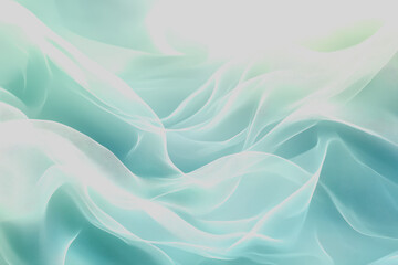 Fototapeta premium Light blue and white background, light green and light blue gradient soft edges, blurred foreground.