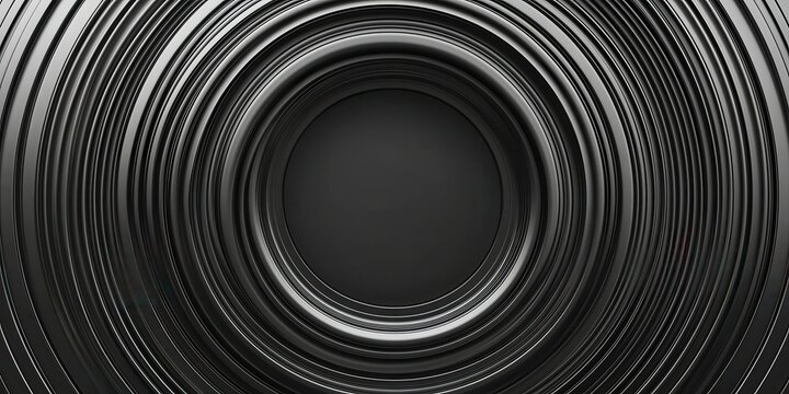 Black circle with a hole in the middle