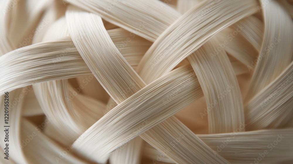 Poster a white string that is twisted and knotted