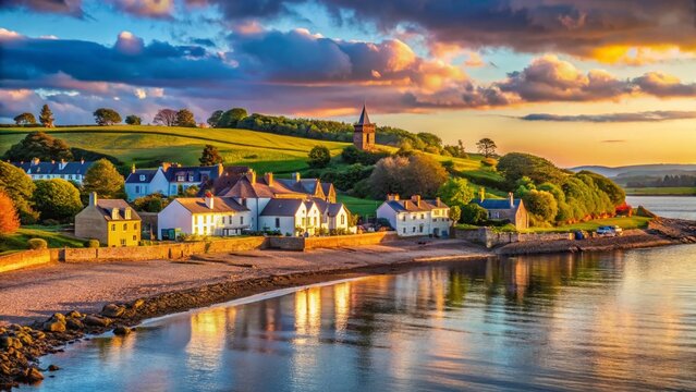Rosemarkie Village & Chanonry Point Scotland Panoramic View