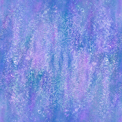 Abstract painting Surface design Multicolored transparent brush strokes Blurry painted seamless pattern in blue white tones Grainy background
