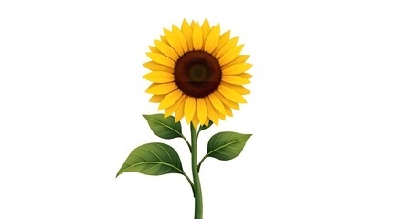 Obraz premium Vibrant Single Sunflower Image Perfect for Designs