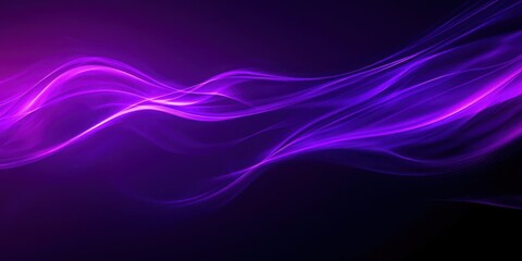 Purple wave with a black background