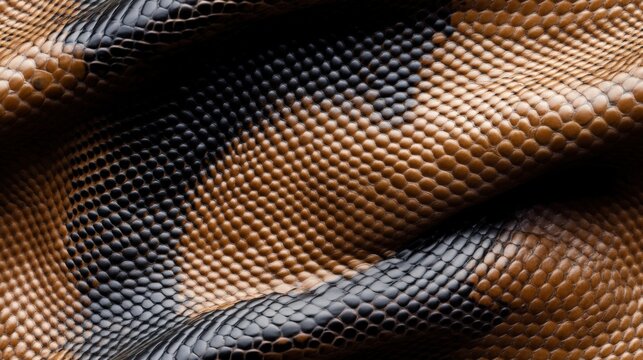 Ball python snakeskin animal pattern, seamless, tileable.