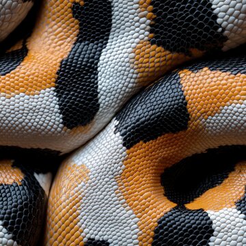 Ball python snakeskin animal pattern, seamless, tileable.
