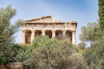 Temple of Hephaestus in Athens in Greece