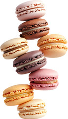 Fototapeta premium Macaron with creamy filling.
