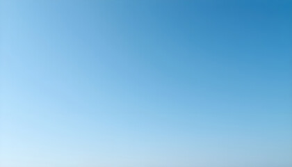 Clear, vibrant blue sky, perfect for backgrounds