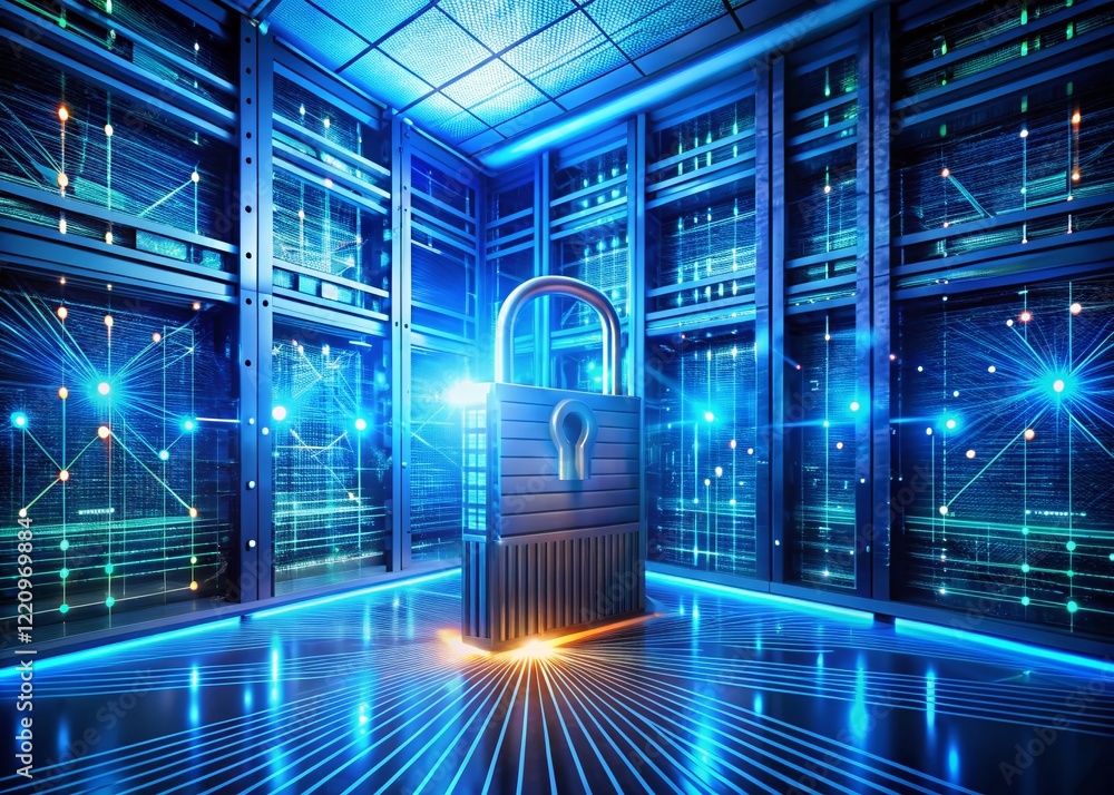 Poster secure data network: digital lock & architectural background for cyber protection