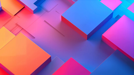abstract background with squares