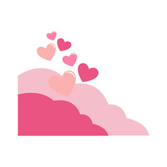 Modern Valentine Border