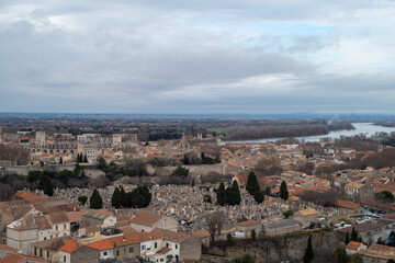 Fototapeta premium panorama of the city of arles