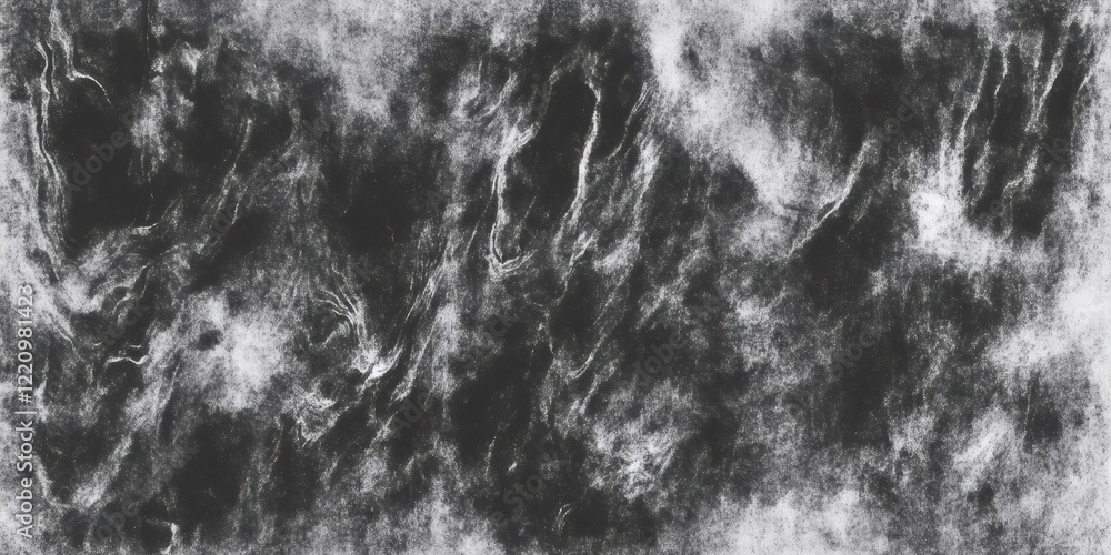 Poster monochrome marble like surface featuring textured noise and grainy patterns, delivering refined visu