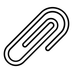 Obraz premium paperclip icon