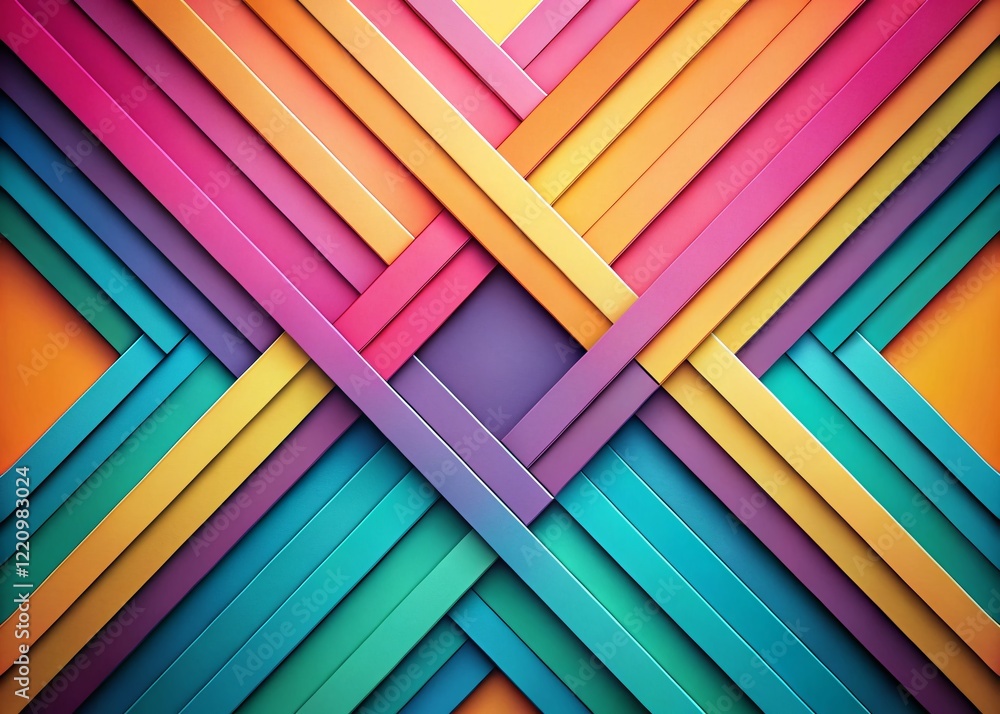 Poster minimalist line background with copy space: abstract geometric design template