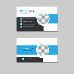 Modern and simple business card design