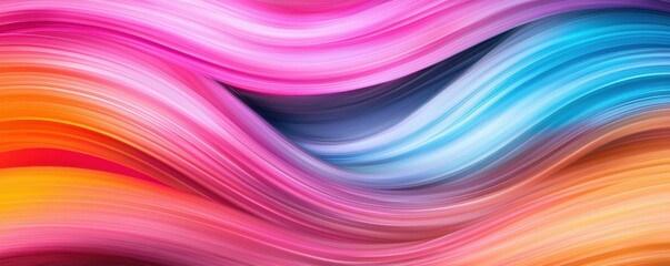 A vibrant swirl of colors blending seamlessly, showcasing hues of pink, blue, and orange in a dynamic, flowing pattern.