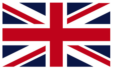National Flag of United kingdom Vector design with Original Measurement
