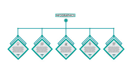 Infographic data visualization. Circle Vector infographic template design for business concept. Process chart. Abstract for presentations banner, workflow layout, process diagram, flow chart, info gra © SM. Nazmul Hasan
