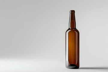 High Definition Image of Bottle Isolated on White Background