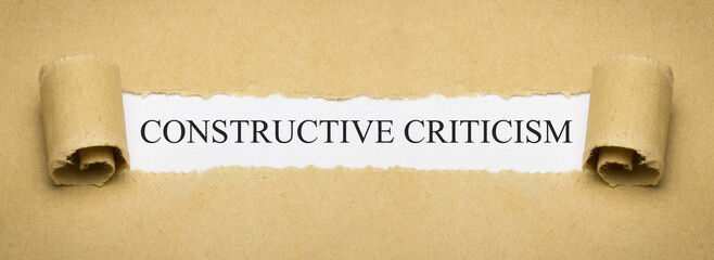 Constructive Criticism