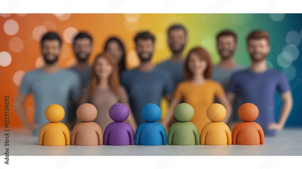 Poster a diverse group of business professionals collaborating together in a modern office environment repr