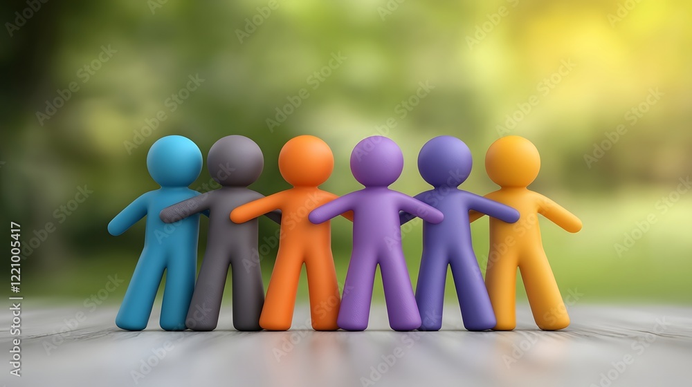 Poster empowering diverse workforce for strategic success in the workplace an inclusive team collaborating 
