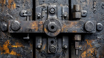 Hydraulic Steel Forging with Visible Molten Metal Details