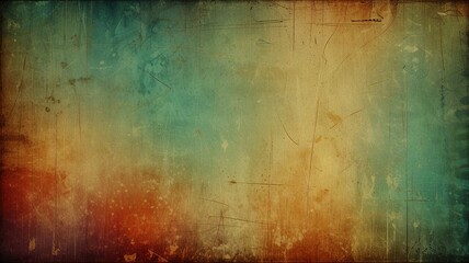 Fototapeta premium Old abstract retro vintage textured background