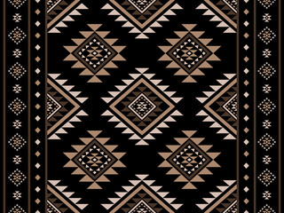 Southwest Aztec geometric Native American Mexican Navajo tribal ethnic boho indian texture ornament seamless pattern fabric colorful design vector for woven textile printing blanket rug carpet fashion