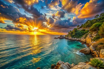 Fototapeta premium Stunning Adriatic Sunrise Timelapse: Italy's Coastal Beauty Captured in Breathtaking 4K