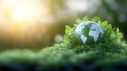 Professionals collaborating in a sustainability focused corporate strategy meeting emphasizing green innovation and environmental responsibility to plan for a more sustainable future