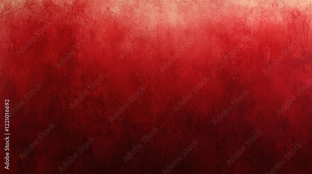Poster a deep red gradient background with subtle transitions from maroon at the top to a lighter red shade