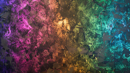 Obraz premium holographic rainbow foil