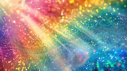 Obraz premium holographic rainbow foil