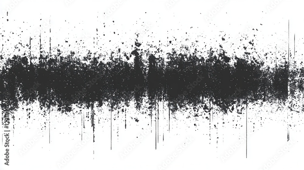 Poster A black and white grainy background with noise texture, featuring a grunge gradient. 