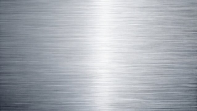 High-resolution image of brushed metal texture showing subtle light reflection and parallel lines ideal for background applications