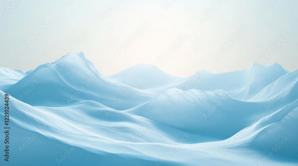 Poster a soft blue background with subtle gradient transitions, creating a peaceful and calming atmosphere,