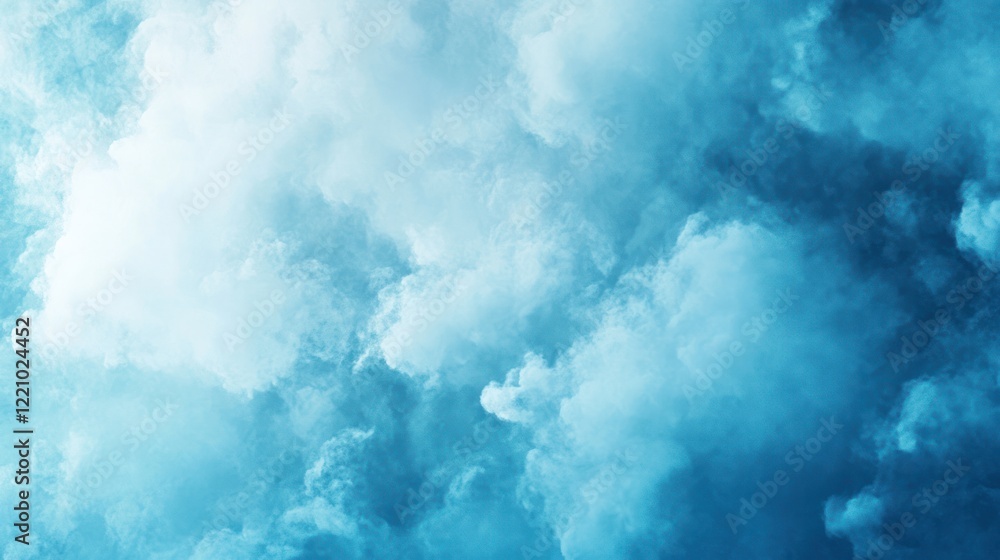 Poster a soft blue background with subtle gradient transitions, creating a peaceful and calming atmosphere,